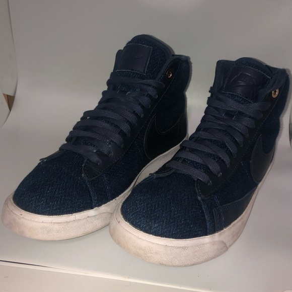 Nike sz 7 blazer mid premium lx 'binary blue - Picture 3 of 6